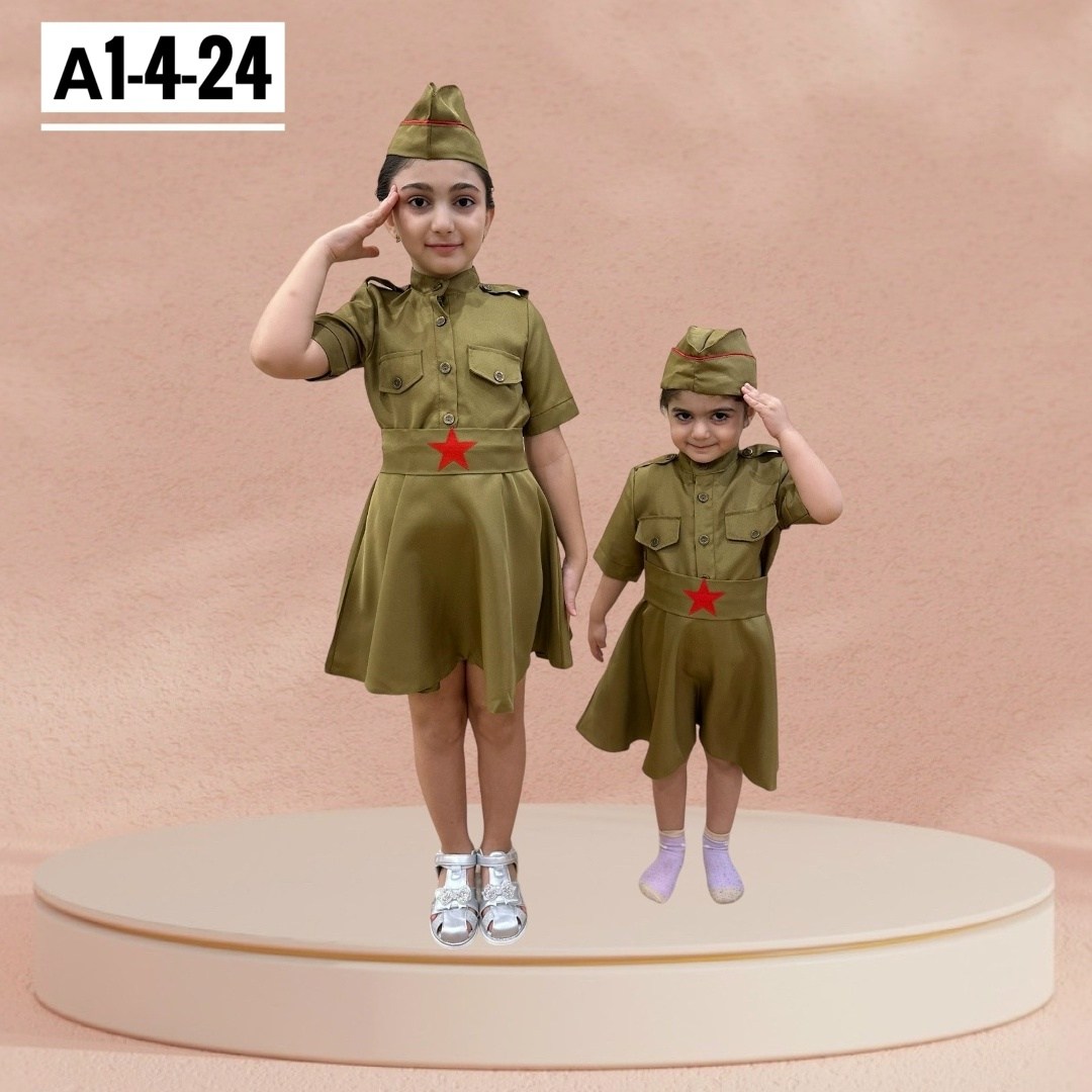 костюм военный для девочки,костюм солдатки детская военная форма для девочки,военное платье для девочки,детский костюм солдатки,костюм военный для девочки гимнастёрка