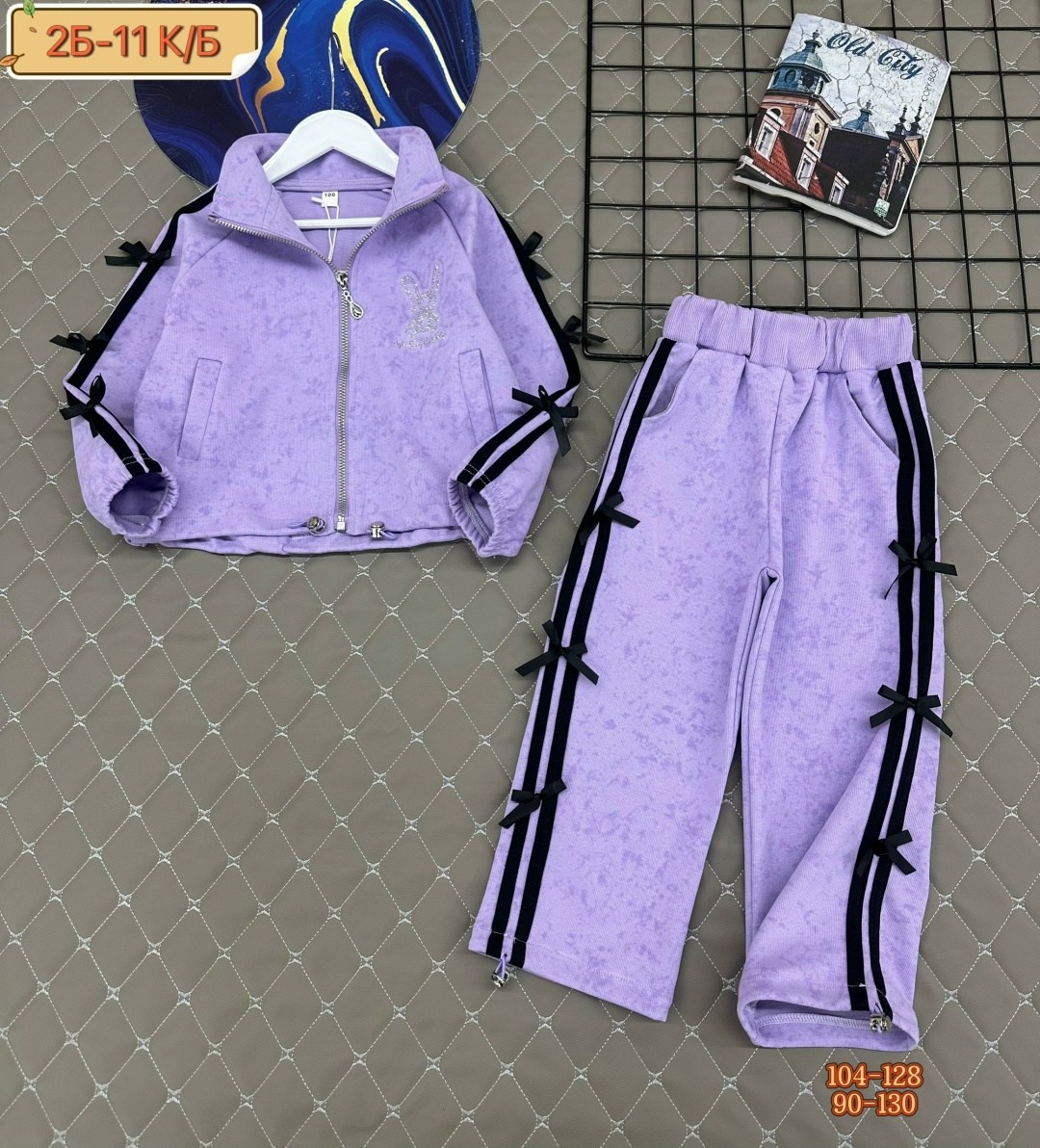 комплект трикотажный для девочек: толстовка, брюки сиреневый,спортивные костюмы для девочек,костюм для девочки,одежда для девочек,костюм из флиса