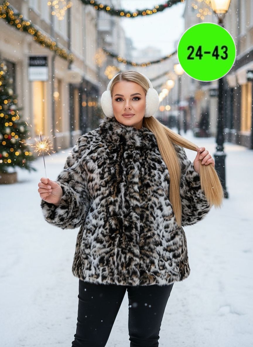шуба искусственная,шуба женская,леопардовая шуба,шуба леопардовая короткая meltem,шуба из экомеха под рысь
