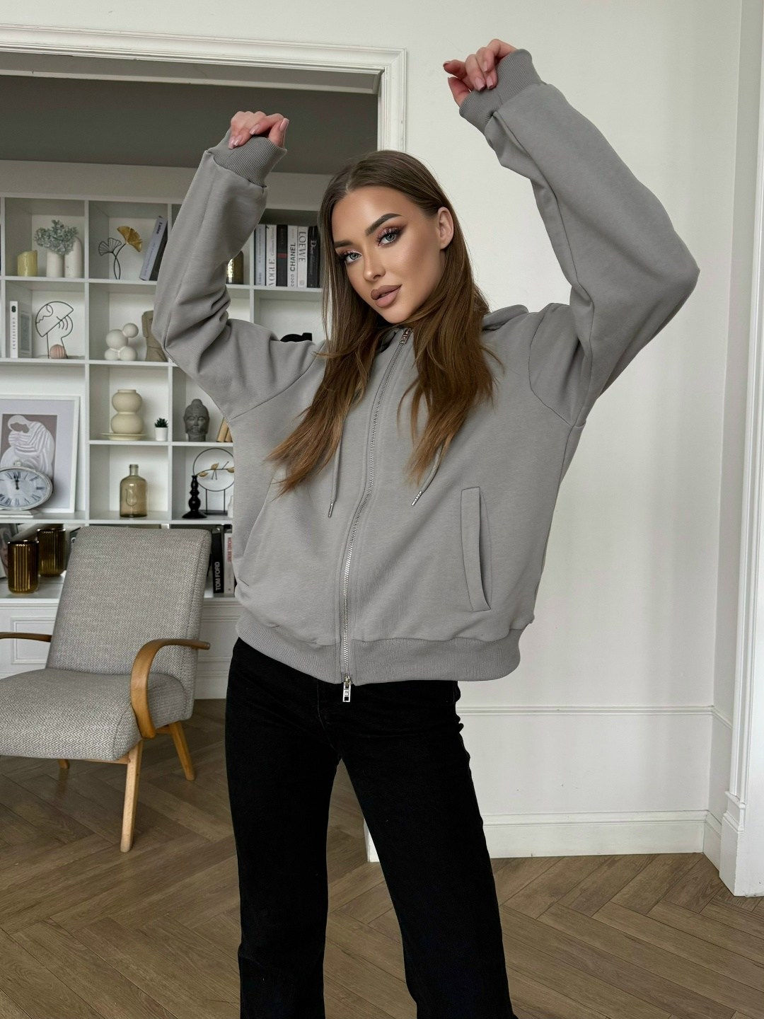 толстовка на молнии из футера 3х нит.начес серый,толстовка на молнии из футера 3х нит.начес серый макси,толстовка на молнии из футера 3х нит.начес сова серый,толстовка на молнии из футера 3х нит.начес