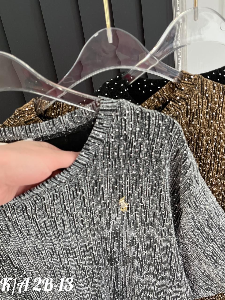 женская футболка,модные свитера,вязаная футболка,кофта-футболка с люрексом