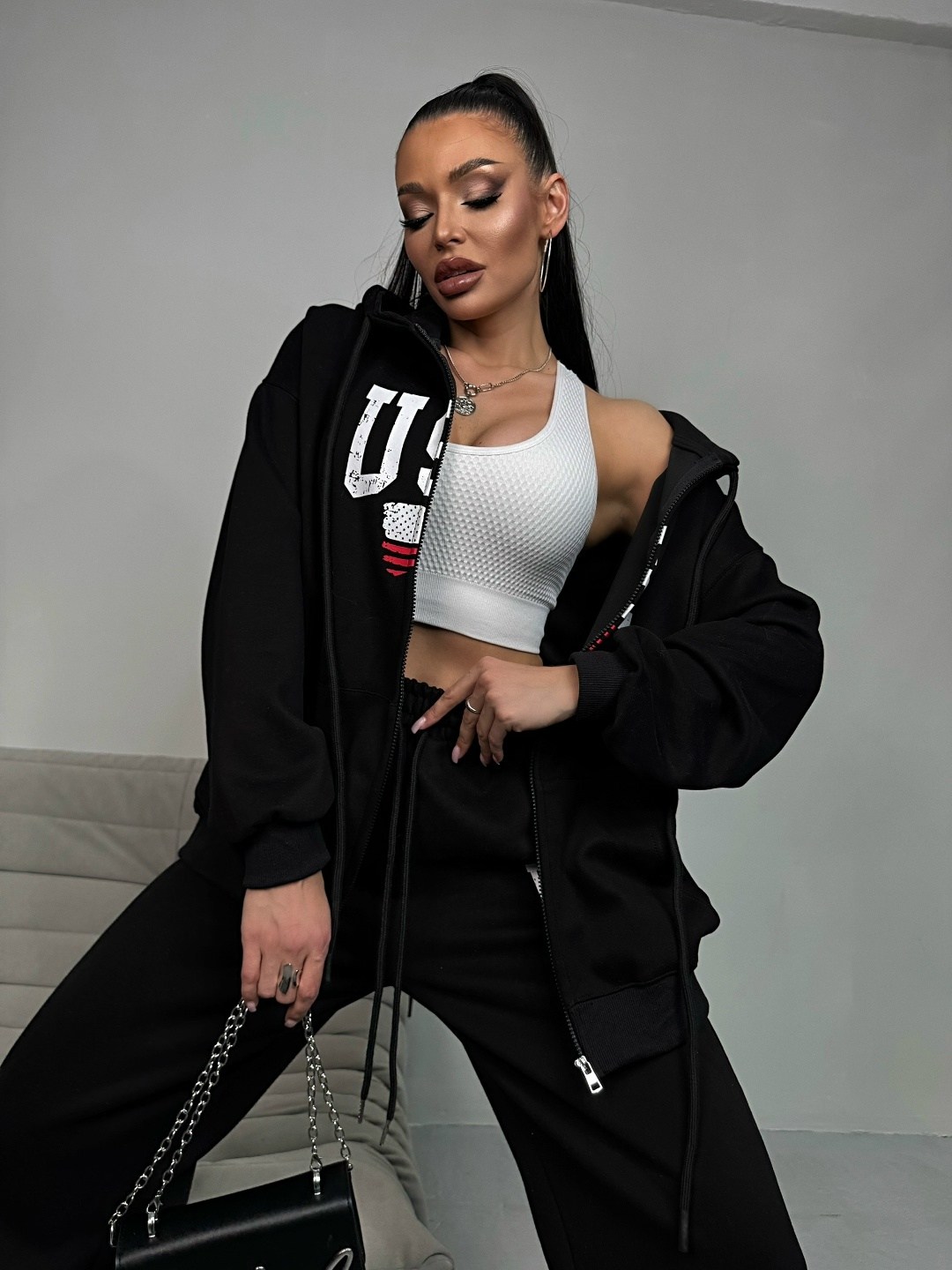 спортивные женские костюмы,костюм спортивный,спортивные костюмы женские на флисе,спортивный женский костюм серый,худи оверсайз на молнии зипка с капюшоном на флисе nazia shop цвет светло-серый