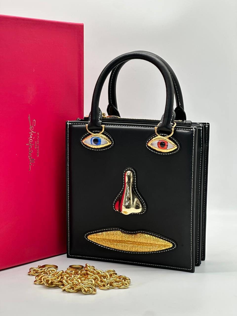 сумка schiaparelli,сумка-тоут schiaparelli,брендовая женская сумка,сумка,сумочка