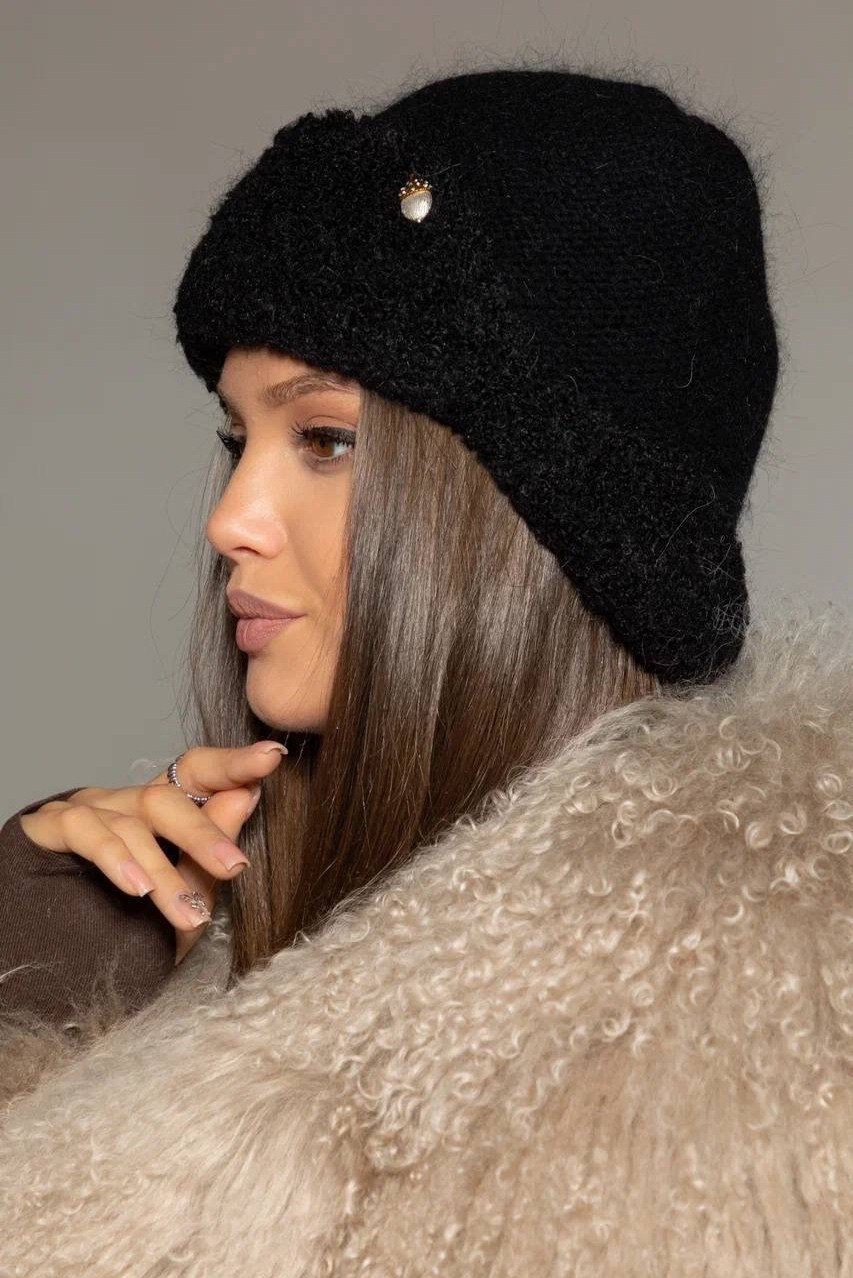 шапка пушистая,шапка ангора,шапка вязаная,вязаная шапка с ушами,трендовые шапки