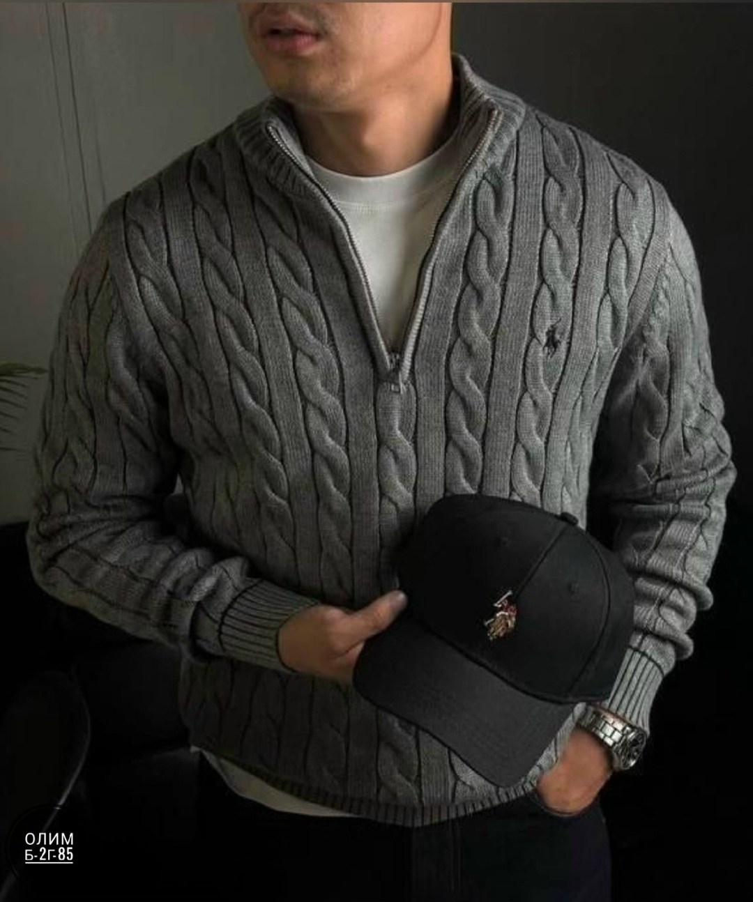 вязаные мужские свитера,свитер polo ralph lauren,свитер мужской polo ralph lauren вязаный с воротником на молнии синий,свитера мужская,мужская мода