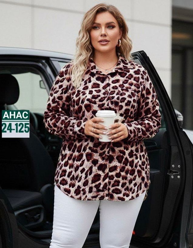 clasi рубашка больших размеров леопардовый принт shein,блузка туника,блузка женская,блузка с леопардовым принтом,женская блуза