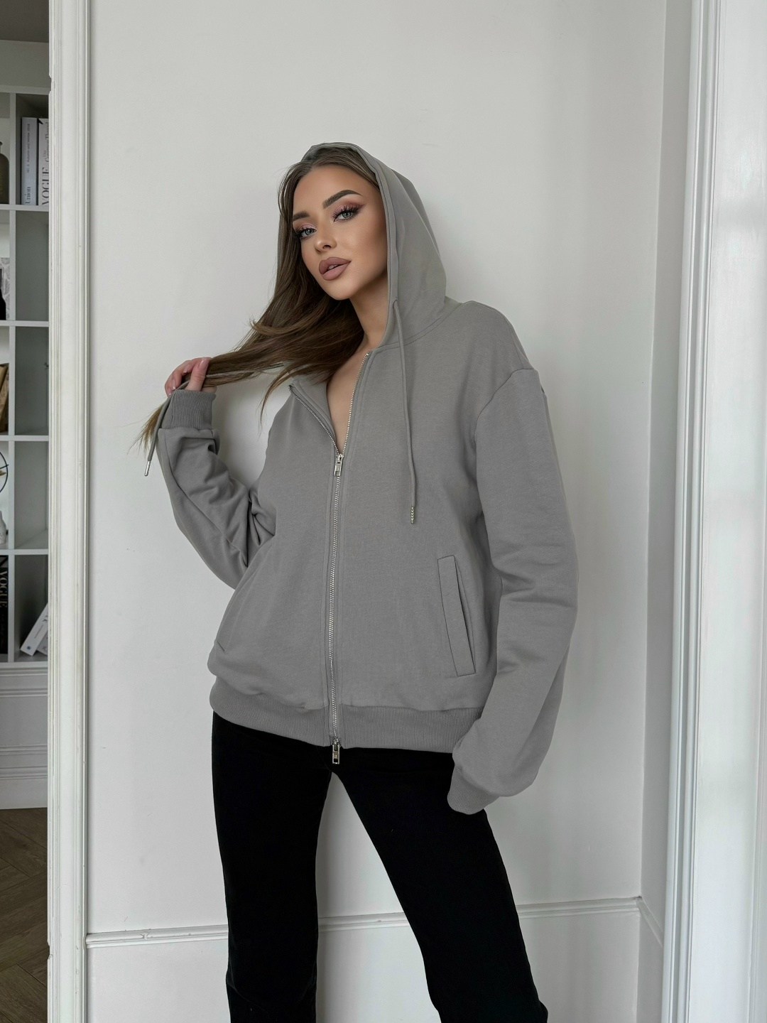 толстовка на молнии из футера 3х нит.начес серый,толстовка на молнии из футера 3х нит.начес серый макси,толстовка на молнии из футера 3х нит.начес сова серый,толстовка на молнии из футера 3х нит.начес