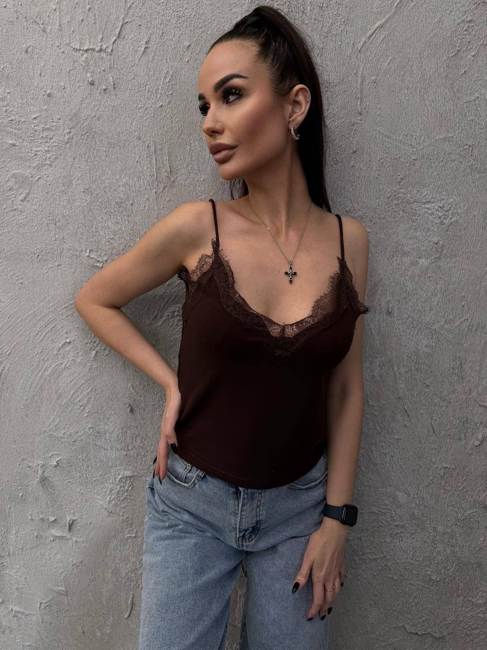 майка на бретельках с кружевом,майка с кружевами,женская майка с кружевом,майка бельевая divamore женская майка с кружевами,майка на бретельках с кружевом mailisa boutique цвет белый