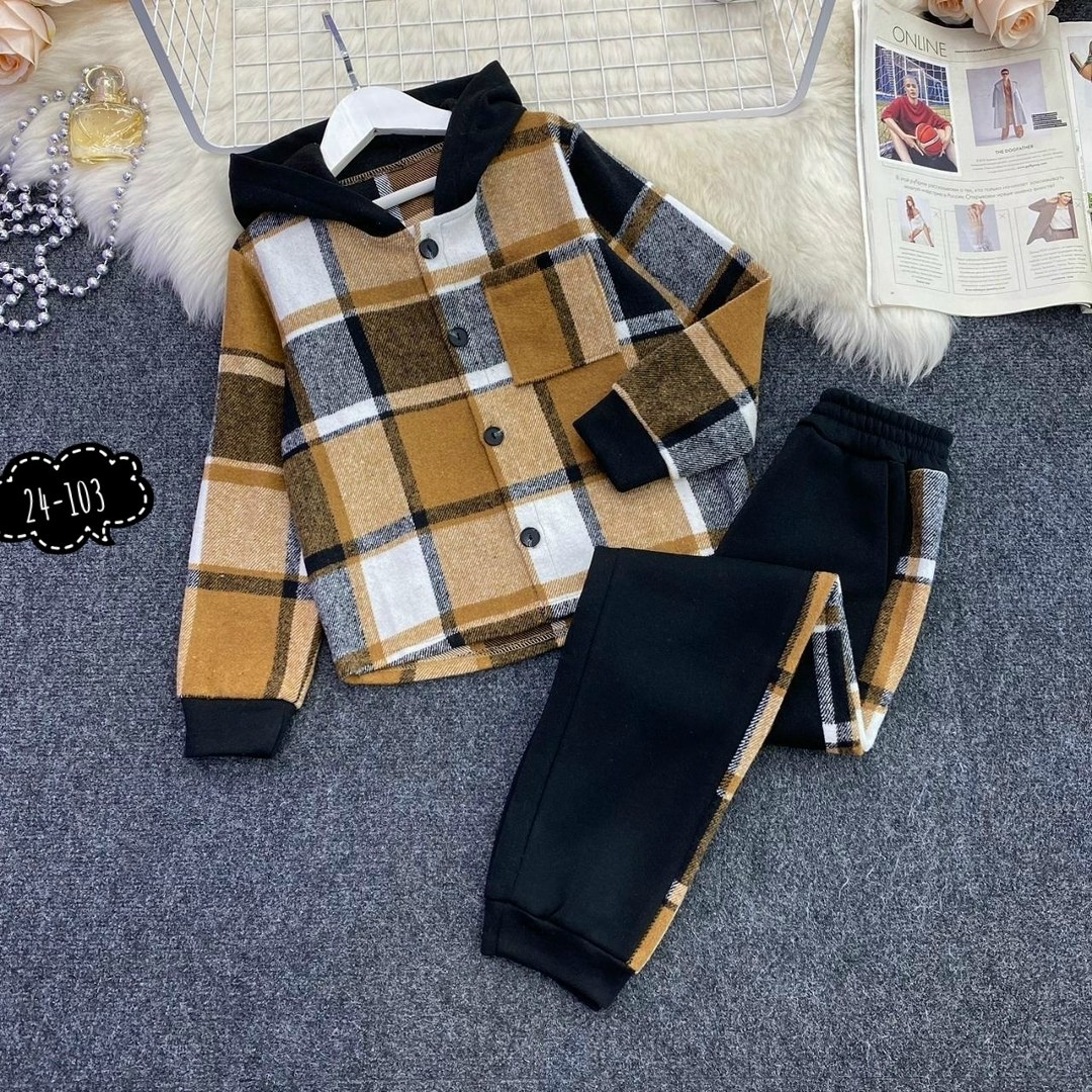 костюм двойка флис,костюм двойка детский в клетку,детский теплый костюм,костюм спортивный двойка для мальчика,костюм теплый для мальчика
