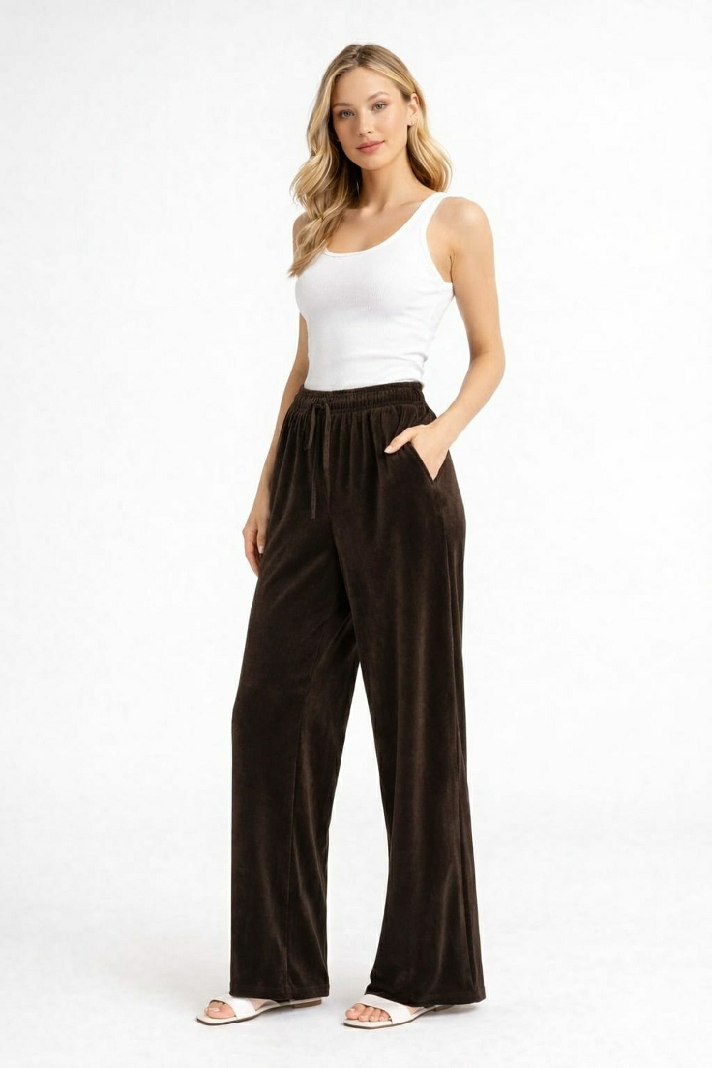 брюки вельветовые палаццо женские,женские бархатные брюки с широкими штанинами,вельветовые брюки палаццо,женские бархатные брюки с высокой талией,широкие бархатные брюки