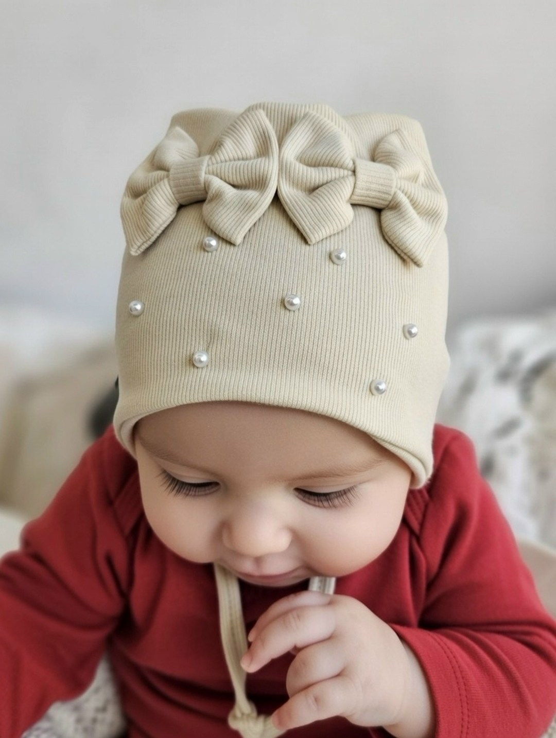 русбубон шапка для девочки,шапка для девочек,русбубон шапка детская,шапка с завязками для девочки,детская шапочка