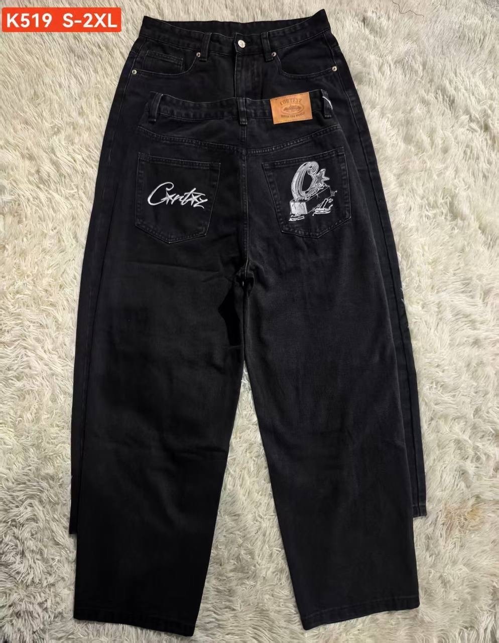 черные широкие джинсы,джинсы черные,джинсы мужские черные,джинсы брюки,широкие джинсы