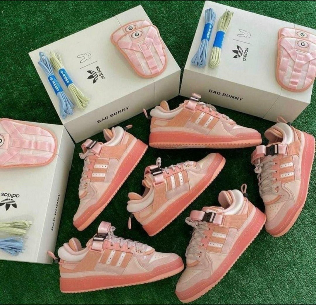 кроссовки адидас bad bunny,кроссовки adidas,женские кроссовки adidas,кроссовки адидас,кроссовки bad bunny x adidas forum buckle low цвет розовый
