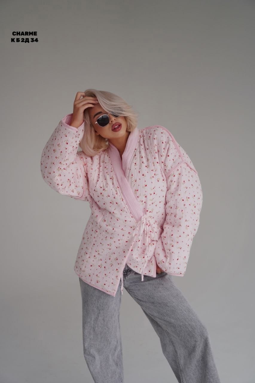 пиджак оверсайз,легкая куртка,оверсайз куртка,куртка женская,жакет с цветочным принтом