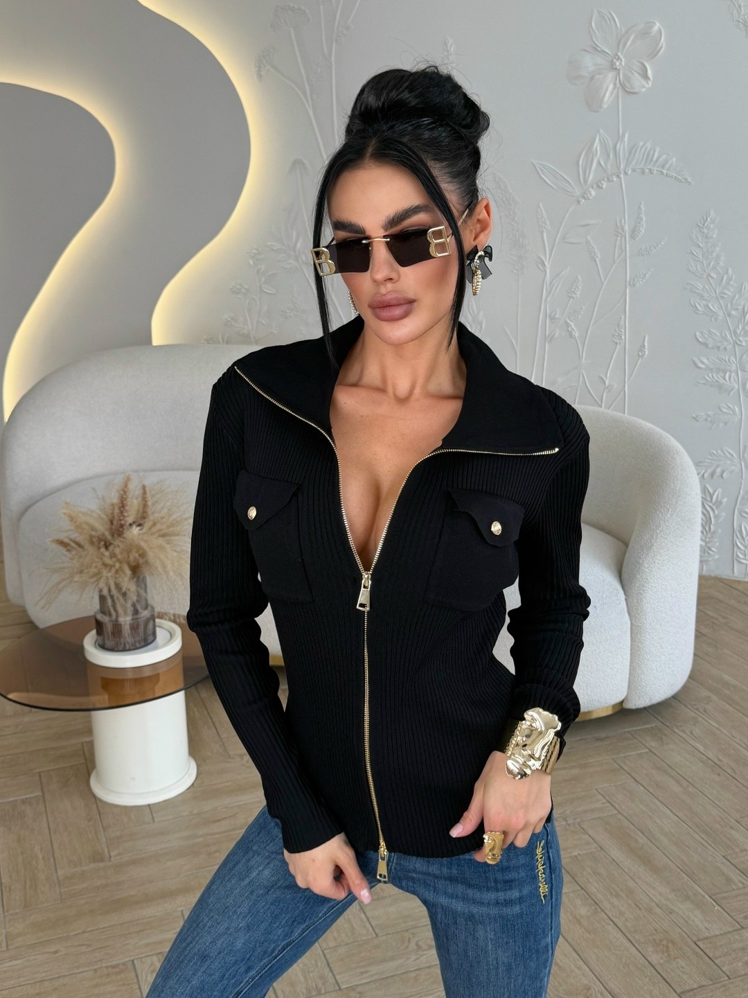 трикотажный кардиган на молнии,кардиган на молнии,женская кофта,кофта на замке,женский трикотажный кардиган с