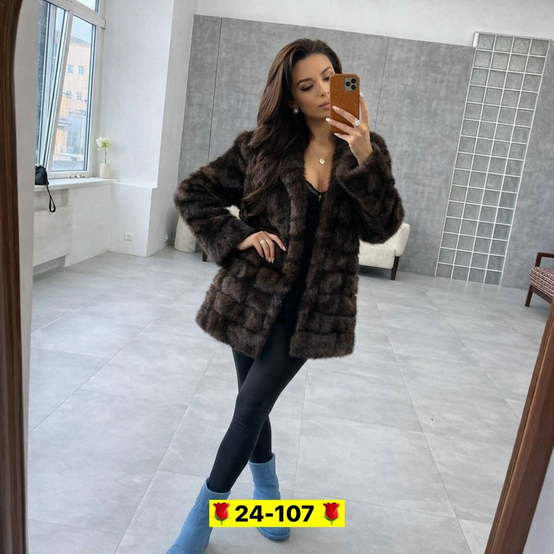 шуба женская pdonna 8014622 бежевая 42 ru,норковая шуба,шуба,коричневая норковая шуба,женская шуба