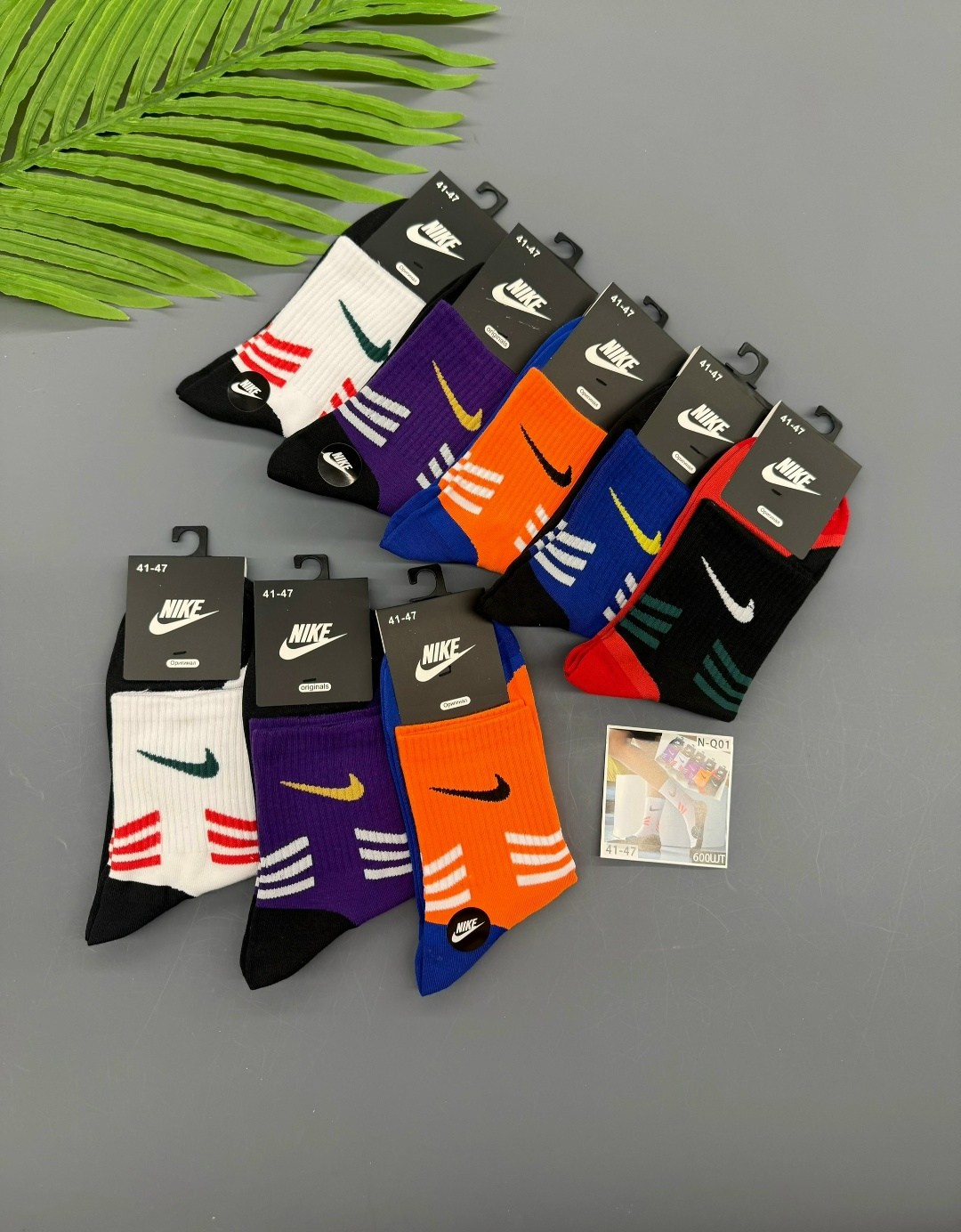 носки набор 5 пар средние nike,носки мужские,носки набор 5 пар средние,комплект носки мужские,носки спортивные