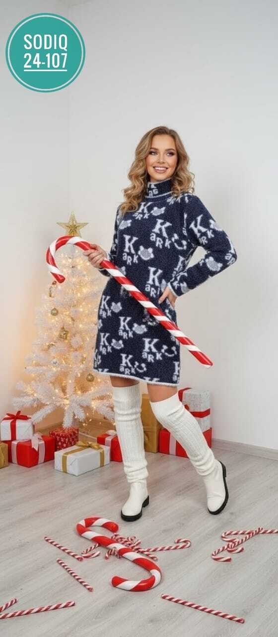 вязаная туника,вязаное платье,трикотажное платье,свитера туники,теплое платье свитер