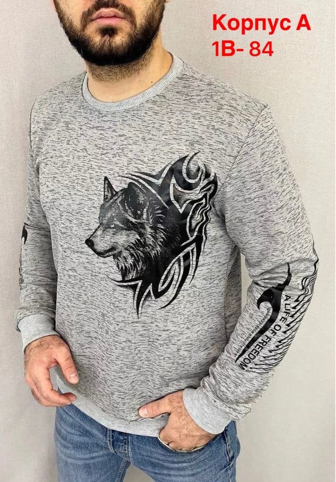 мужской свитшот с принтом,свитшот с принтом,кофта мужская,кофта толстовка,трикотажный свитшот