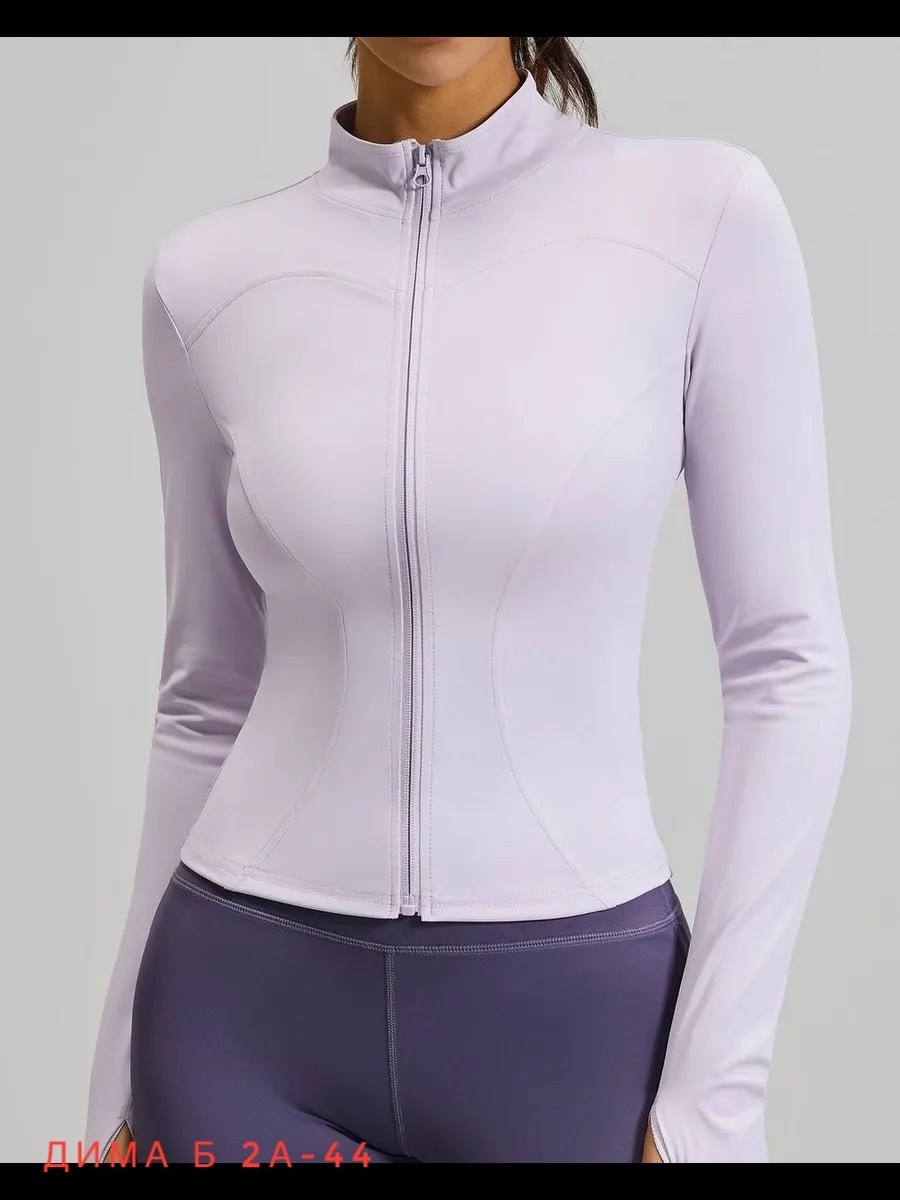 бесшовный кроп-топ рашгард с длинным рукавом на молнии,женская кофта,спортивная кофта,спортивная кофта женская на молнии,спортивная кофта на молнии обтягивающая acizsline 193044388