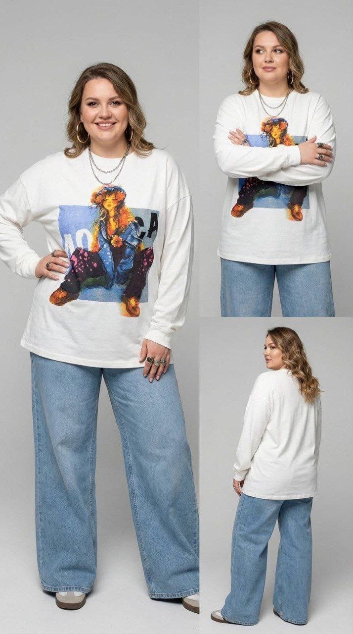 одежда больших размеров, больших размеров,свитшот большие размеры,женский свитшот,женское толстовка