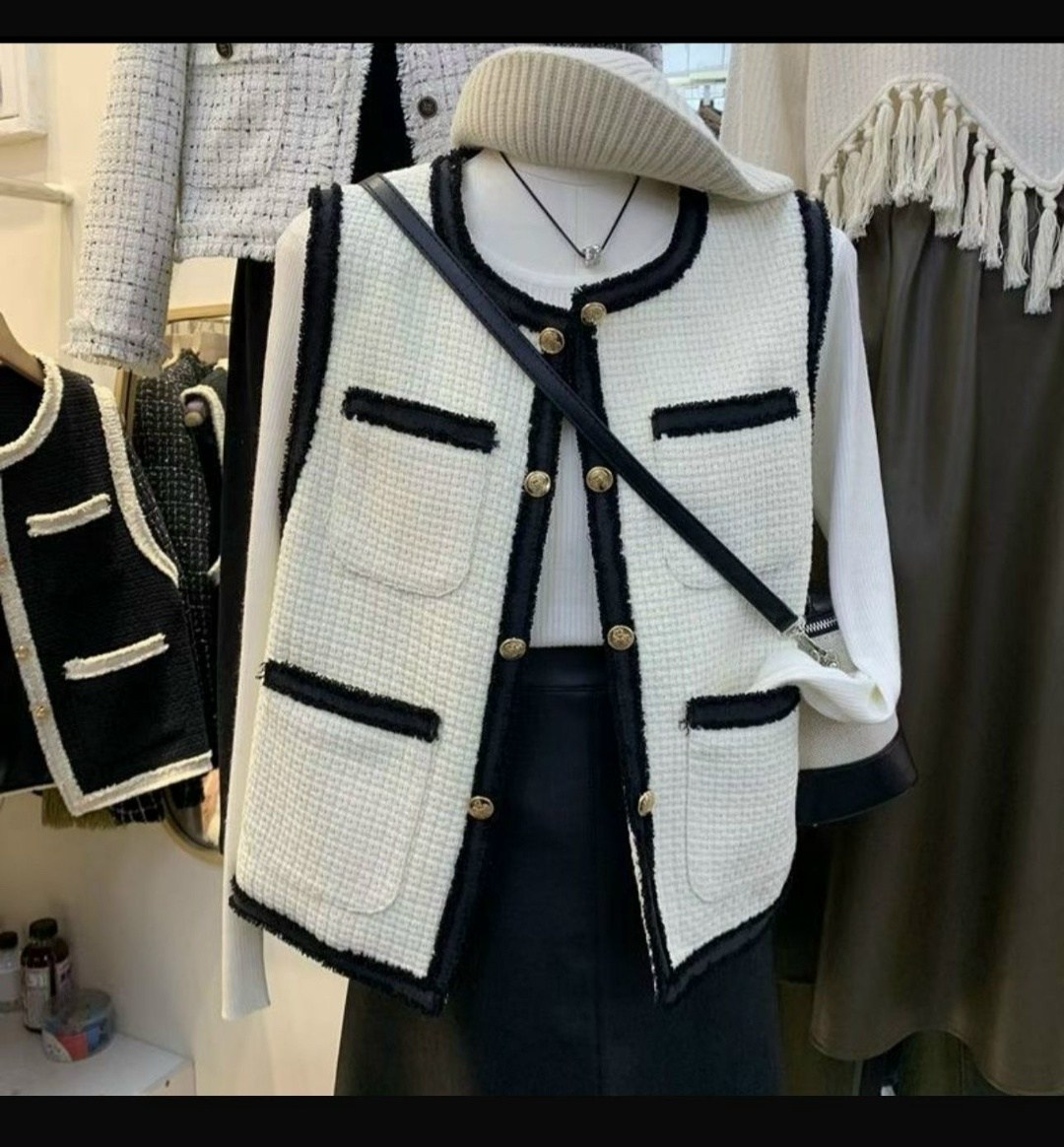 вязаные жилеты,женский вязаный жилет,твидовый жилет,куртка повседневная,женские жилеты