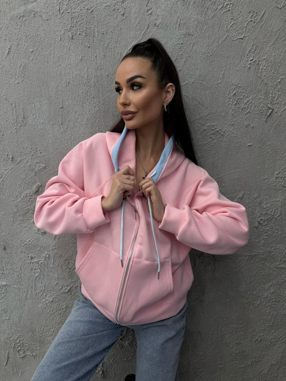 толстовка женская,толстовка флис,толстовка спортивная теплая на молнии fashion_ellie,кофта женская,свитшот женская