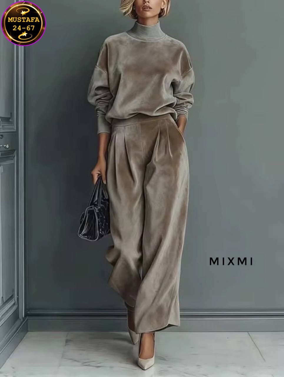 велюровый костюм женский,костюм из велюра на футере,костюм из велюра,женский велюровый костюм оверсайз happyfox,брючный костюм eola 2950 серый