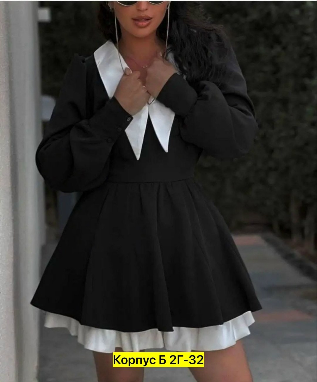черное платье с белым воротником,платье с воротником,стиль одежды,платье,школьное платье