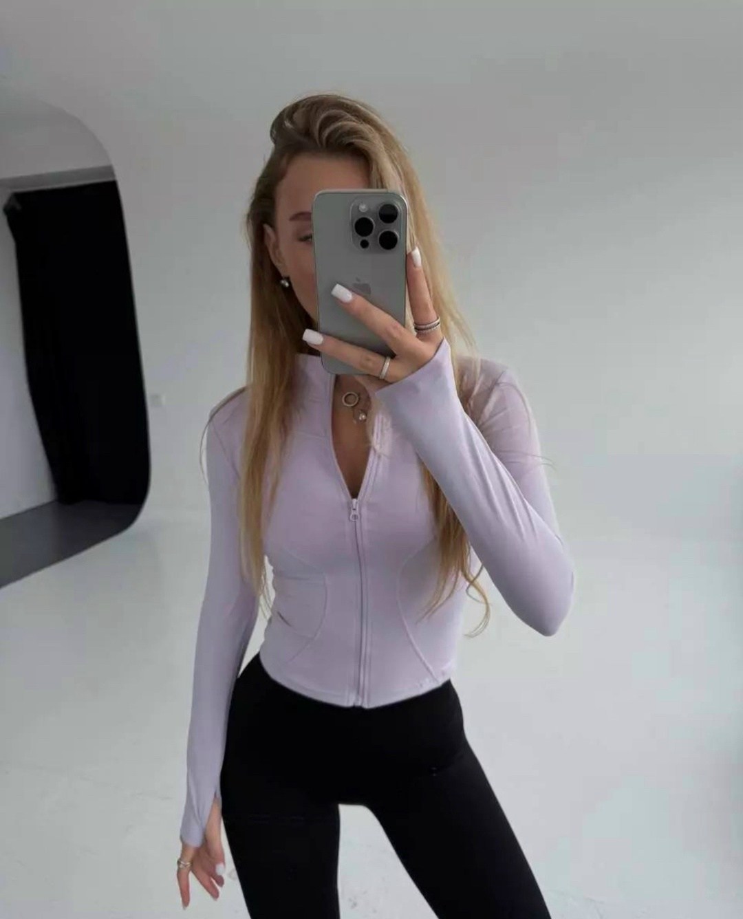 женская спортивная куртка на молнии с воротником-стойкой и длинным рукавом,куртка спортивная,женская кофта,кофта на молнии,кофта на молнии женская