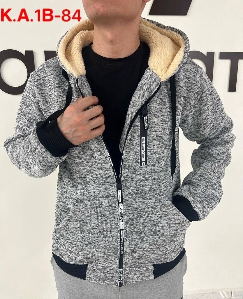 толстовка мужская с начесом,толстовка с мехом утепленная на молнии флисовая,кофта теплая с начесом,мужская толстовка,толстовка с мехом утепленная на молнии флисовая tin tin shop