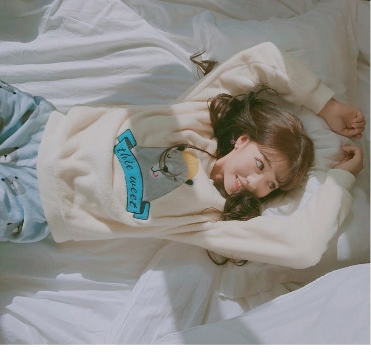 зимняя пижама женская,пижама с мишками женская,теплая пижама,плюшевая пижама женская,домашняя одежда пижама