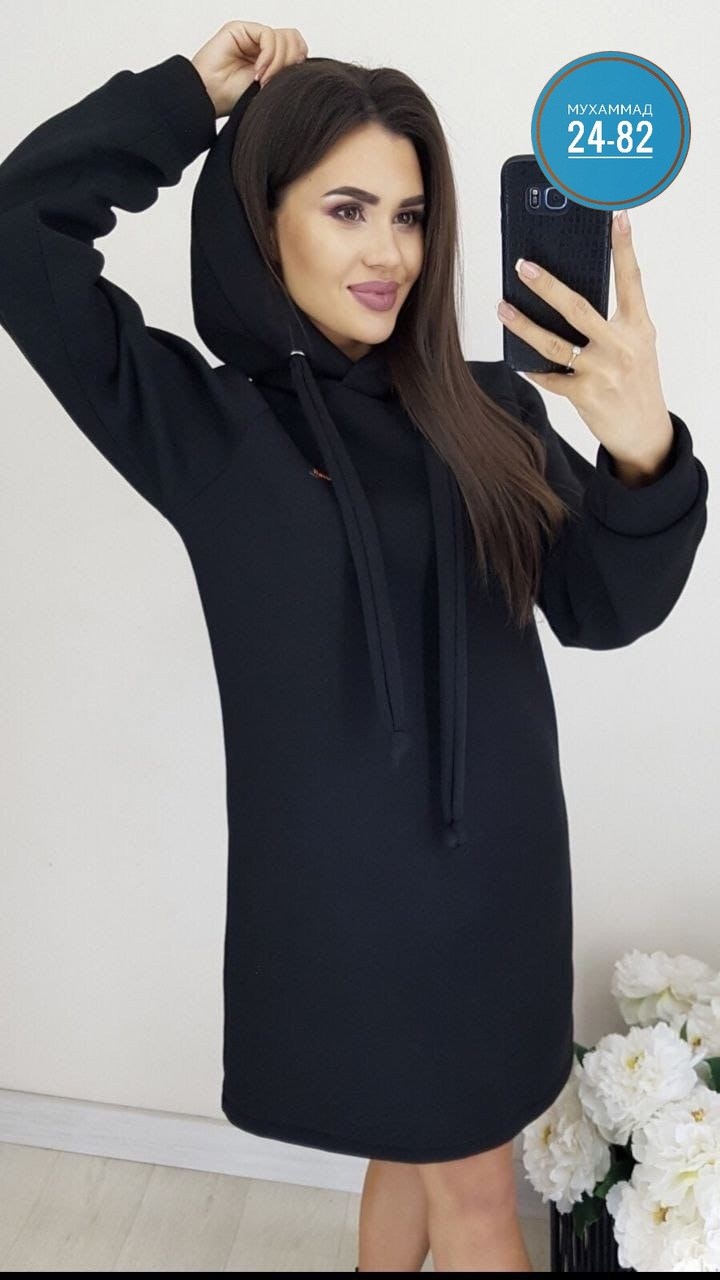 спортивное платье с капюшоном,платье с капюшоном,худи-платье,платье женское с капюшоном,спортивное платье