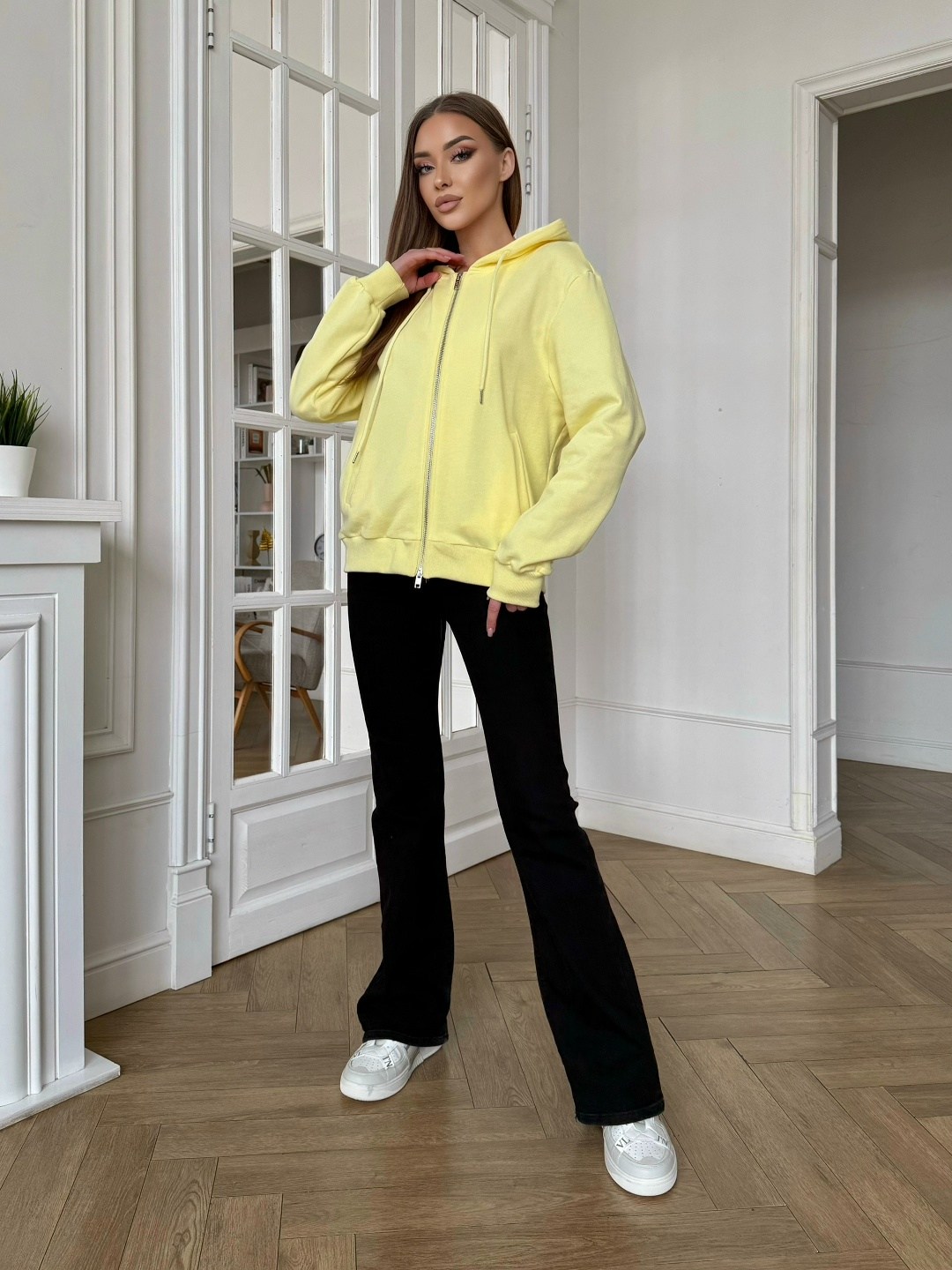 толстовка женская,желтая толстовка,толстовки,толстовка оверсайз,толстовка с капюшоном