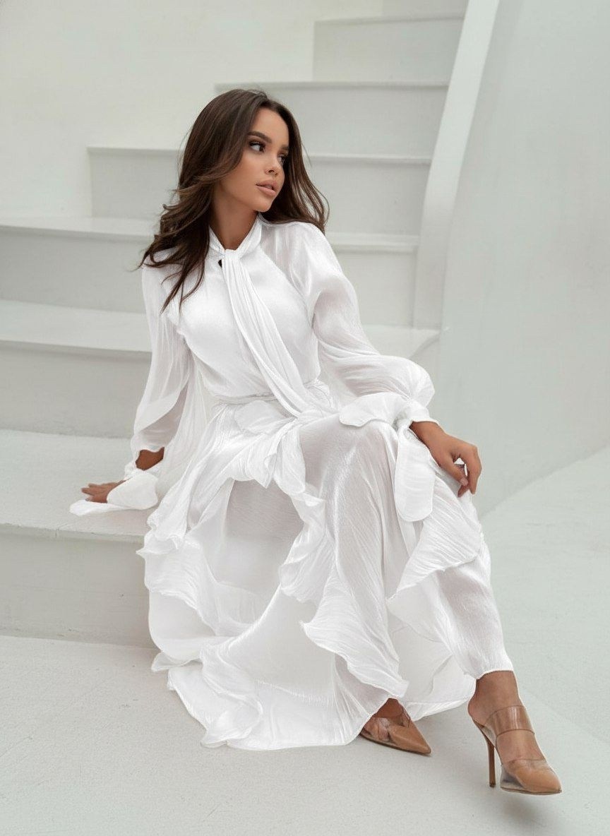 платье,стильное платье,платье с бантом,платье короткие,белое платье