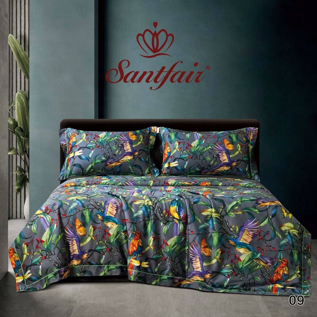 комплект постельного белья с одеялом santfair,комплект постельного белья с одеялом blumarine,комплект постельного белья с одеялом,комплект постельного белья,роскошный комплект постельного белья