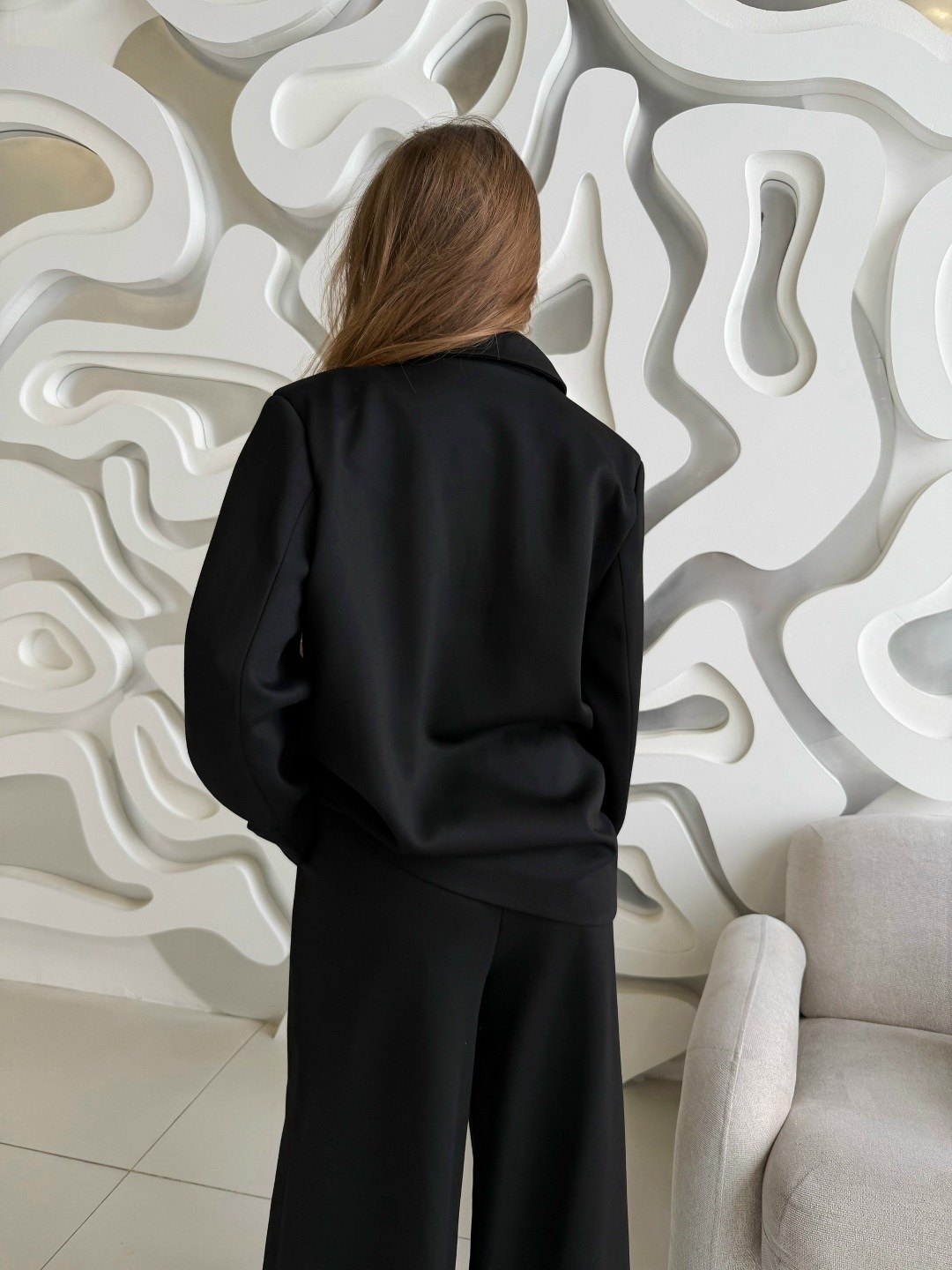 брючный костюм,женский брючный костюм,свободный брючный костюм issa plus,женский брючный классический костюм двойка,костюм женский деловой