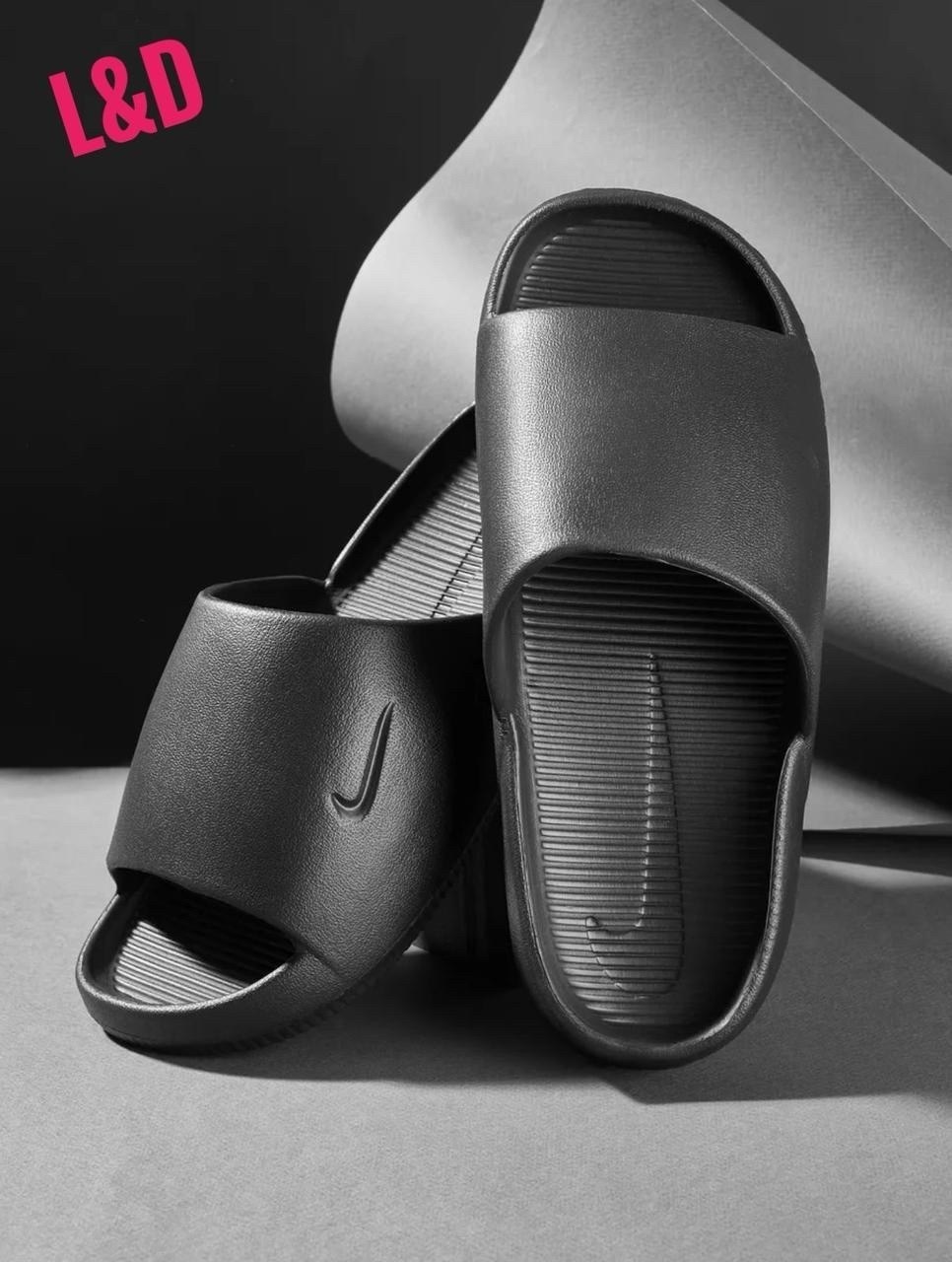 шлепанцы nike,шлепанцы женские,сланцы nike calm slide,сланцы nike,белые шлепанцы
