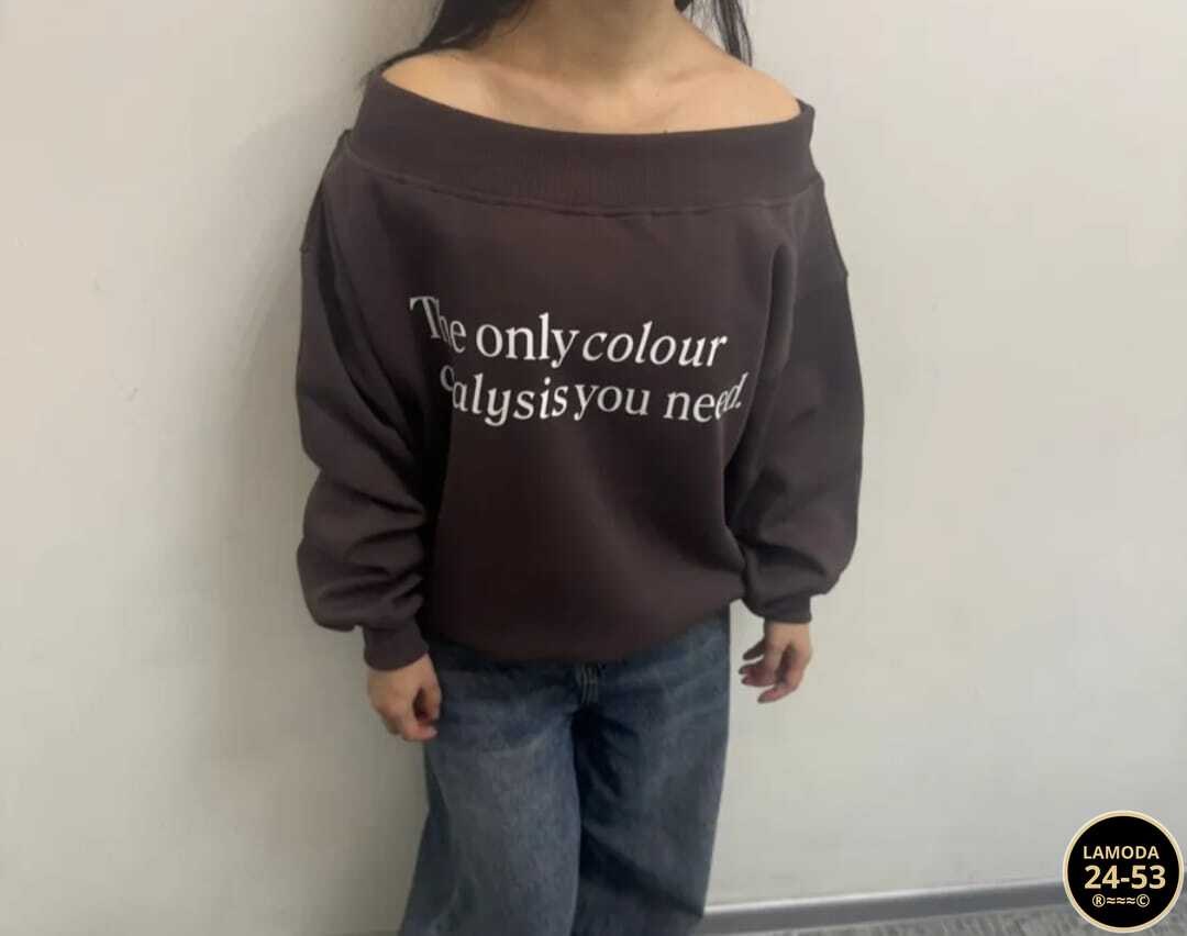 свитшот женская,женский однотонный свитшот favre с открытыми плечами,женский свитшот с открытыми плечами,женская толстовка с открытыми плечами,женское толстовка