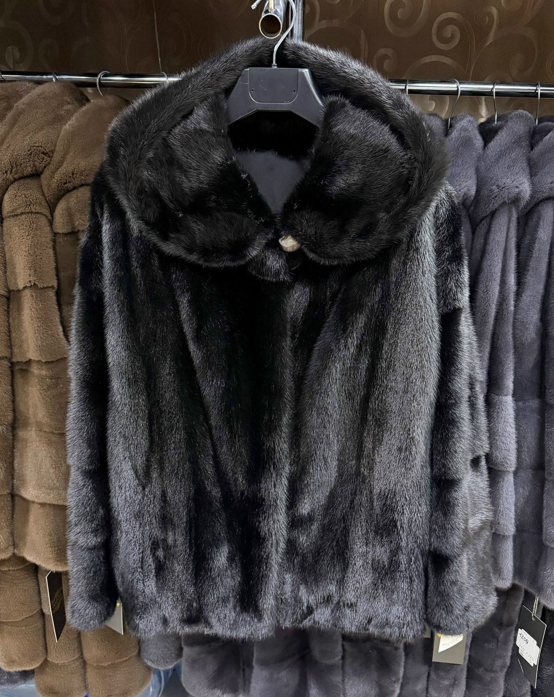 шуба норковая,шубка из меха европейской норки с капюшоном 80 см,шуба норка,шубка из меха европейской норки с капюшоном,шуба норковая с капюшоном