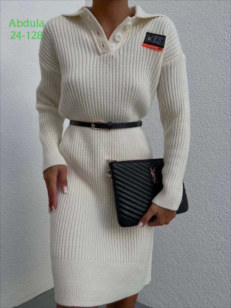 платье женское,платье женское теплое вязаное арт. 11368087,вязаное женское платье с воротником поло,платье «лапша» с поясом ❤️,платье ткань кашемир лапша