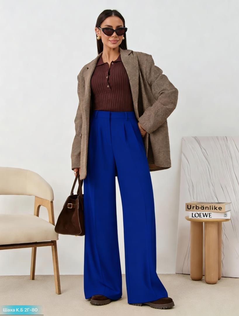 брюки палаццо терракотовые,элегантные брюки,повседневные брюки,модные брюки,жакет и брюки