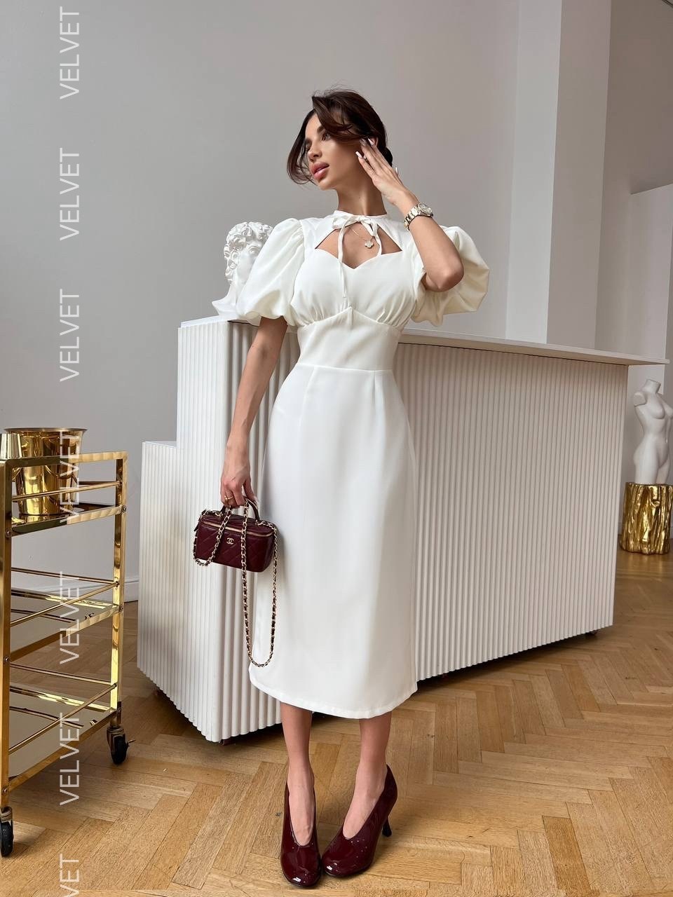 элегантное платье,платье женское арт. 1380978,платье,платье женское,платье миди