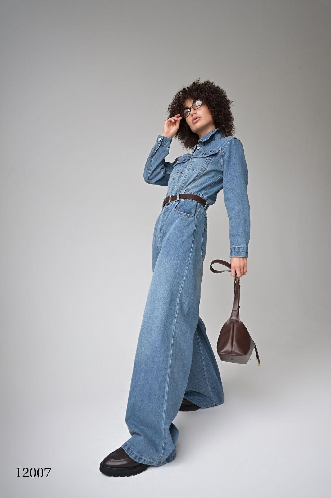 джинсовый женский комбинезон,джинсовый комбинезон,комбинезон джинс f412-14152 middle blue,джинсовый комбинезон женский mango,комбинезон джинс