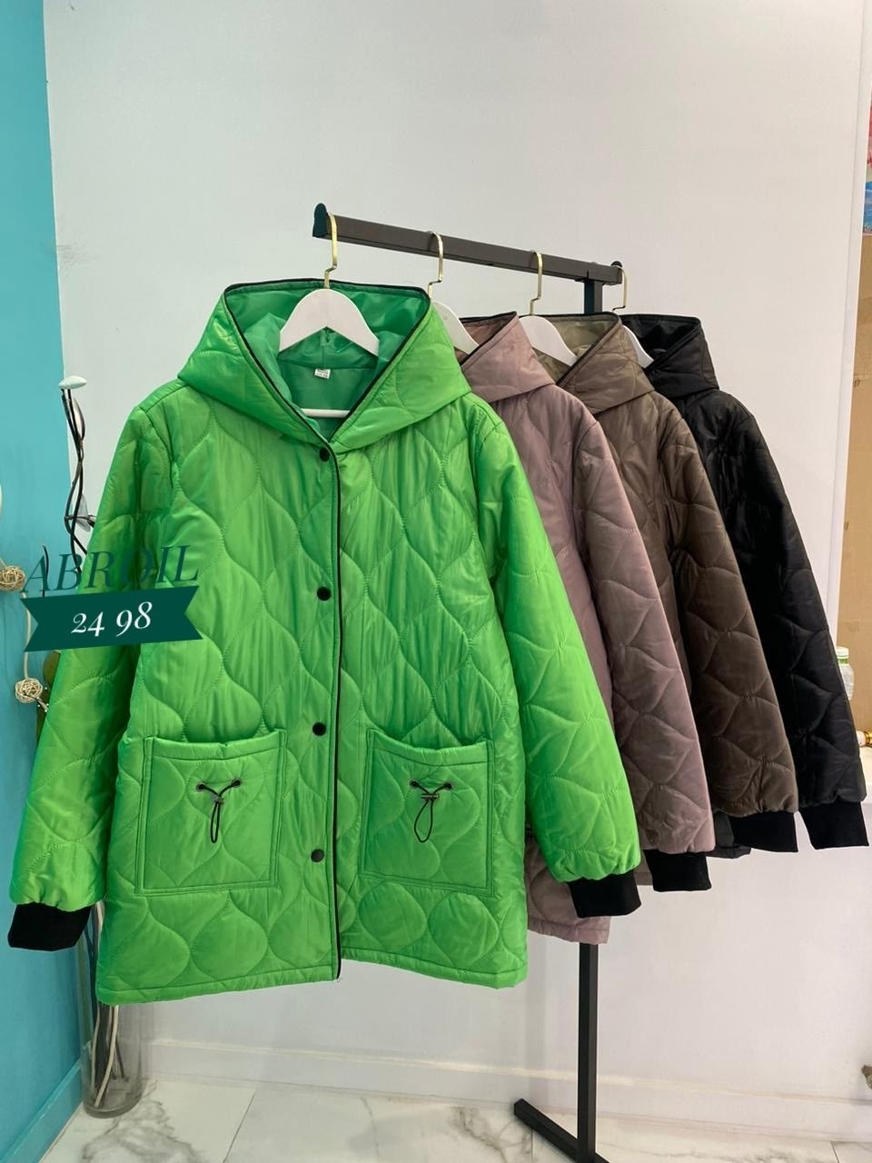 демисезонная куртка,куртка женская демисезонная,демисезонная куртка kanykei fashion бирюзовый,куртка,куртка женская демисезон