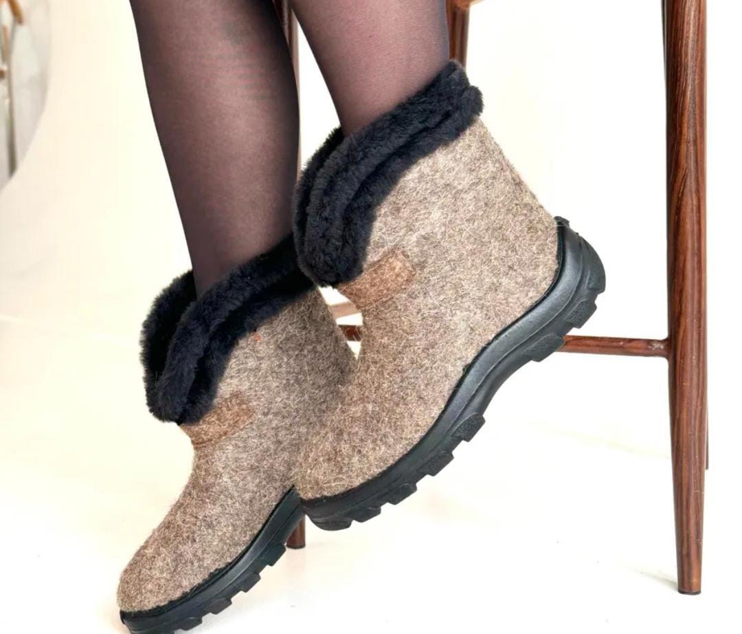 валяная "волжанка 25бм",валенки ярославские,полусапоги войлочные,,ярославская фабрика валяной обуви валенки