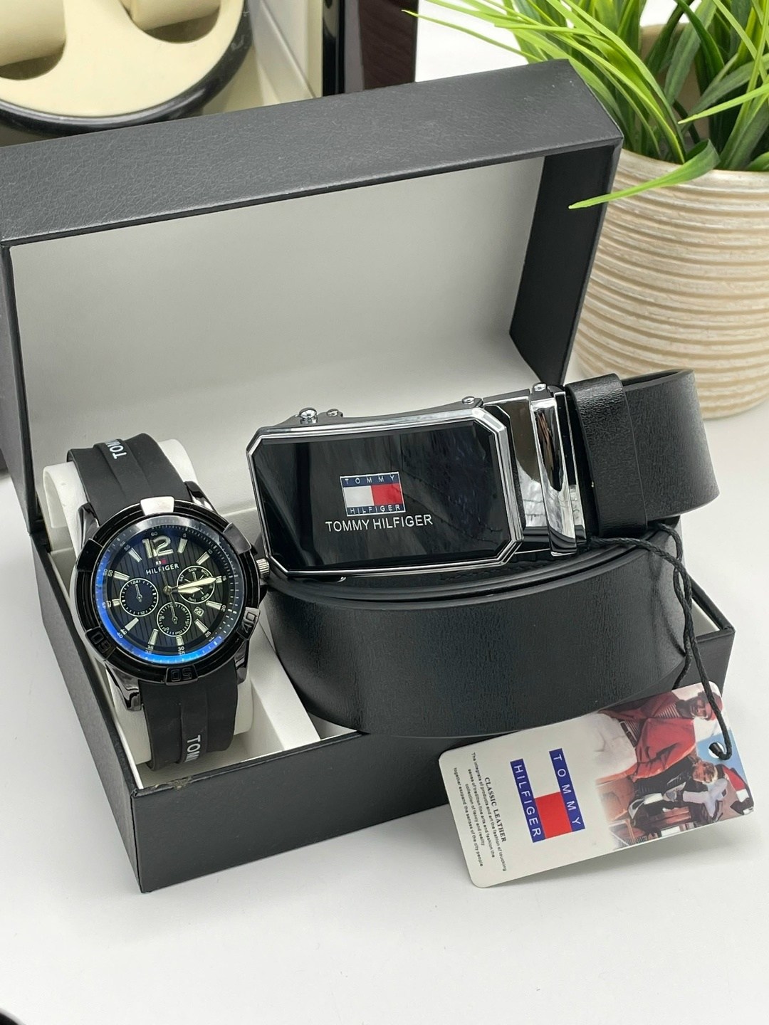 подарочный набор tommy hilfiger,подарочный набор tommy hilfiger мужской,подарочные мужские наборы,набор часы,мужские наборы подарочные часы и ремень