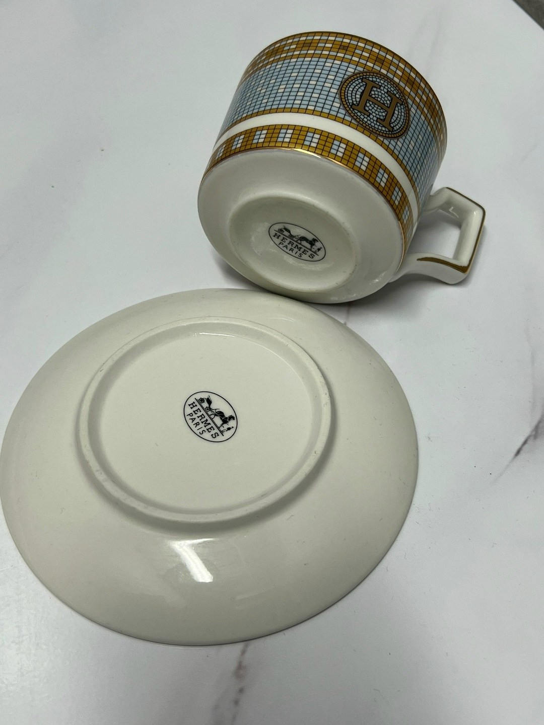 hermes mosaique au 24 gold,посуда версаче,сервиз столовые,hermes mosaique посуда platinum,тарелки версаче