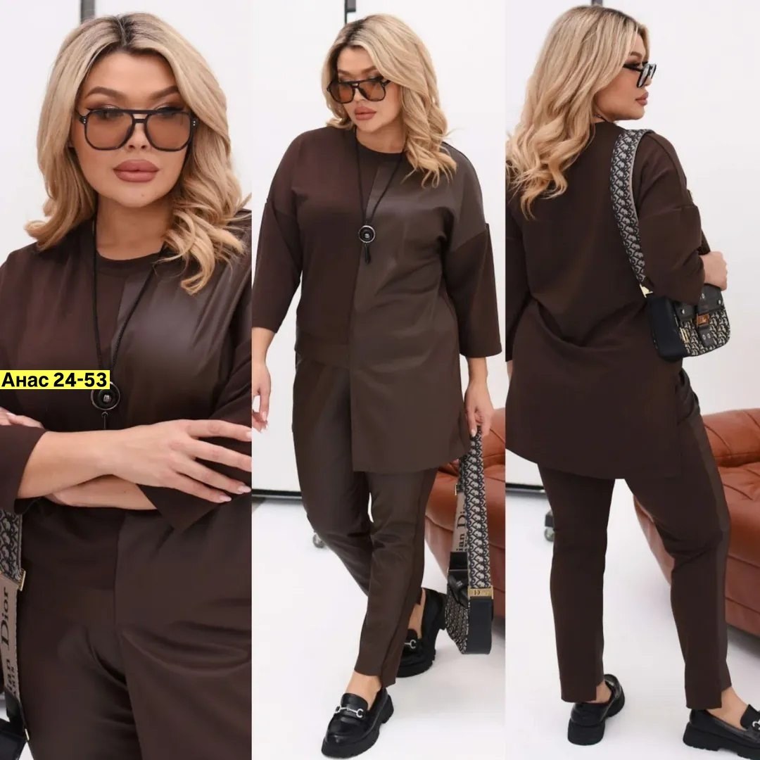 костюм брючный больших размеров mo&li,стильные костюмы,костюм женский брючный,брючный костюм больших размеров,костюм с брюками