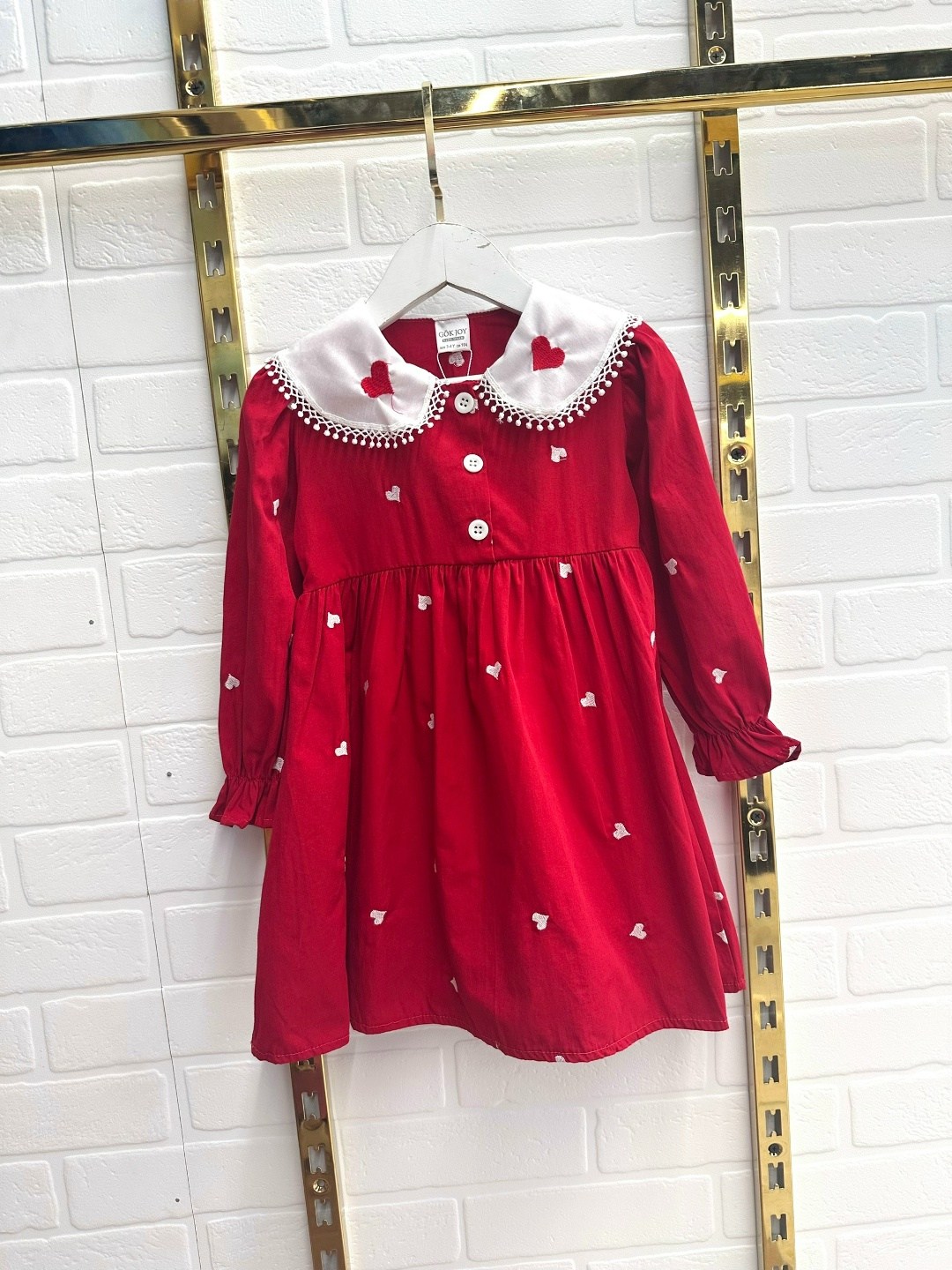платье на девочку,красное платье для девочки,платье для девочки хлоя красное 116-122,красное платье с белым воротником детское,платье для девочки chloe